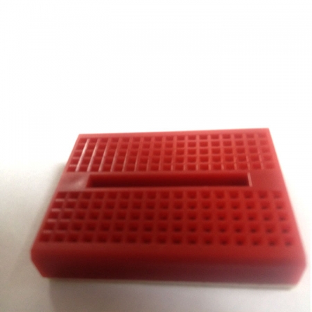 Electronic Project Breadboard Red