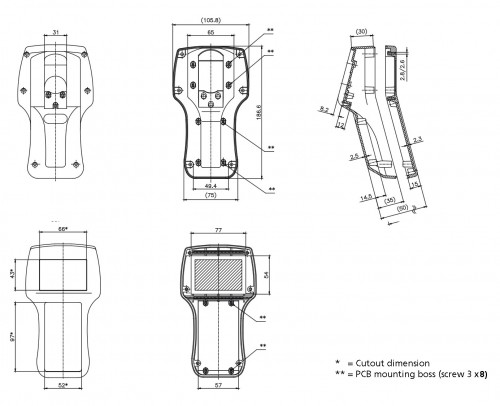 Handheld Project Enclosure - Case for small electronics